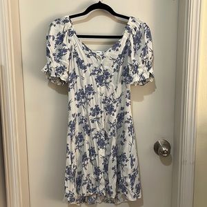 White floral Sun dress